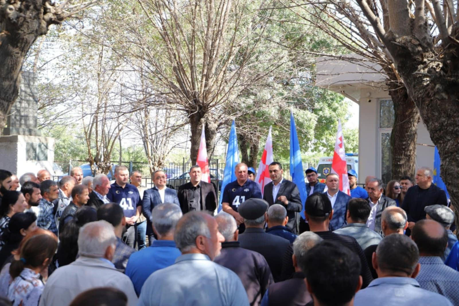 „ქართული ოცნების“ საარჩევნო კამპანიის ფარგლებში დელეგატი ზაურ დარგალი მარნეულის მუნიციპალიტეტში საარჩევნო კამპანიის ფარგლებში შეხვედრებს აგრძელებს