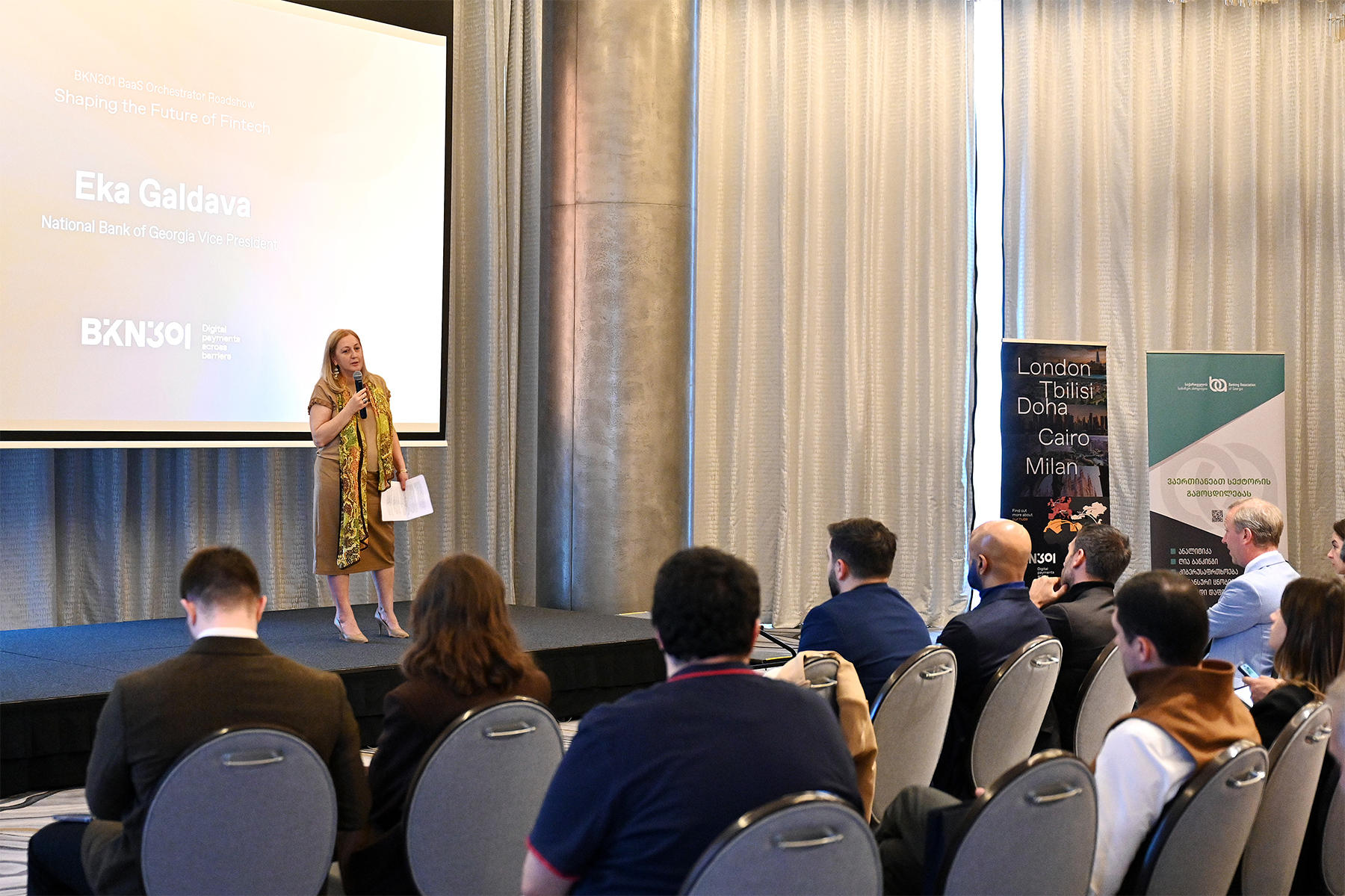 ეკატერინე გალდავამ BKN301Group-ის მიერ ორგანიზებულ კონფერენციაში მიიღო მონაწილეობა