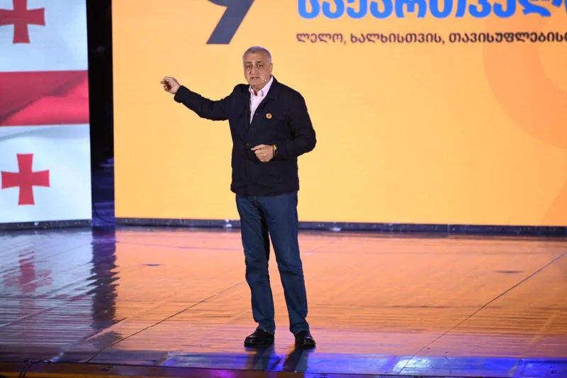 Mamuka Khazaradze presented the "Ilia's Way" program to the residents of Zugdidi