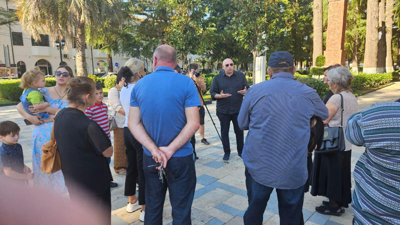 ზუგდიდში „ევროპელი დემოკრატების“ საარჩევნო კამპანია გაიმართა