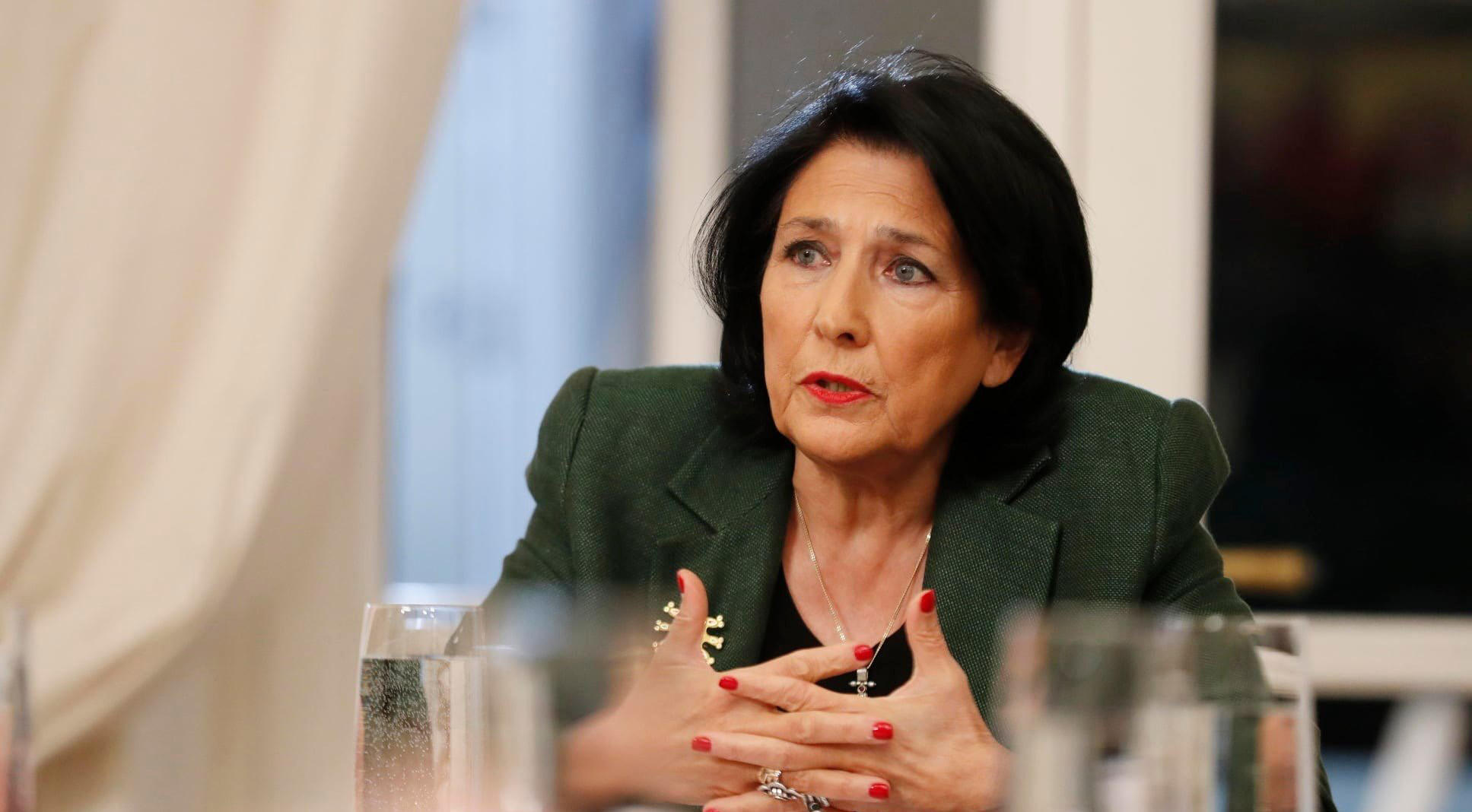 Salome Zurabishvili: It is a shame and immoral to use the ethnic minority to falsify elections