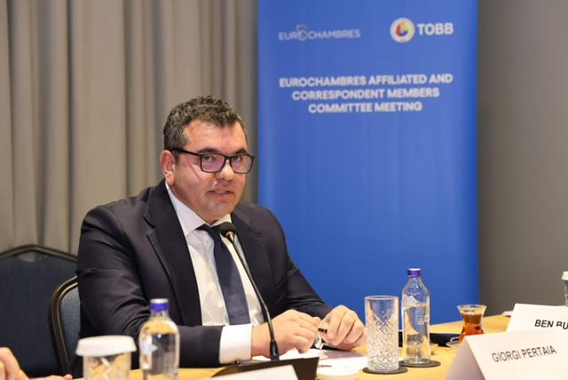 გიორგი პერტაია - ჩვენ ვთანამშრომლობთ მსოფლიო პალატების ფედერაციის ბიზნესის გაციფრულების სამუშაო ჯგუფებთან, რათა დავეხმაროთ ბიზნესს ხელოვნური ინტელექტის დანერგვაში