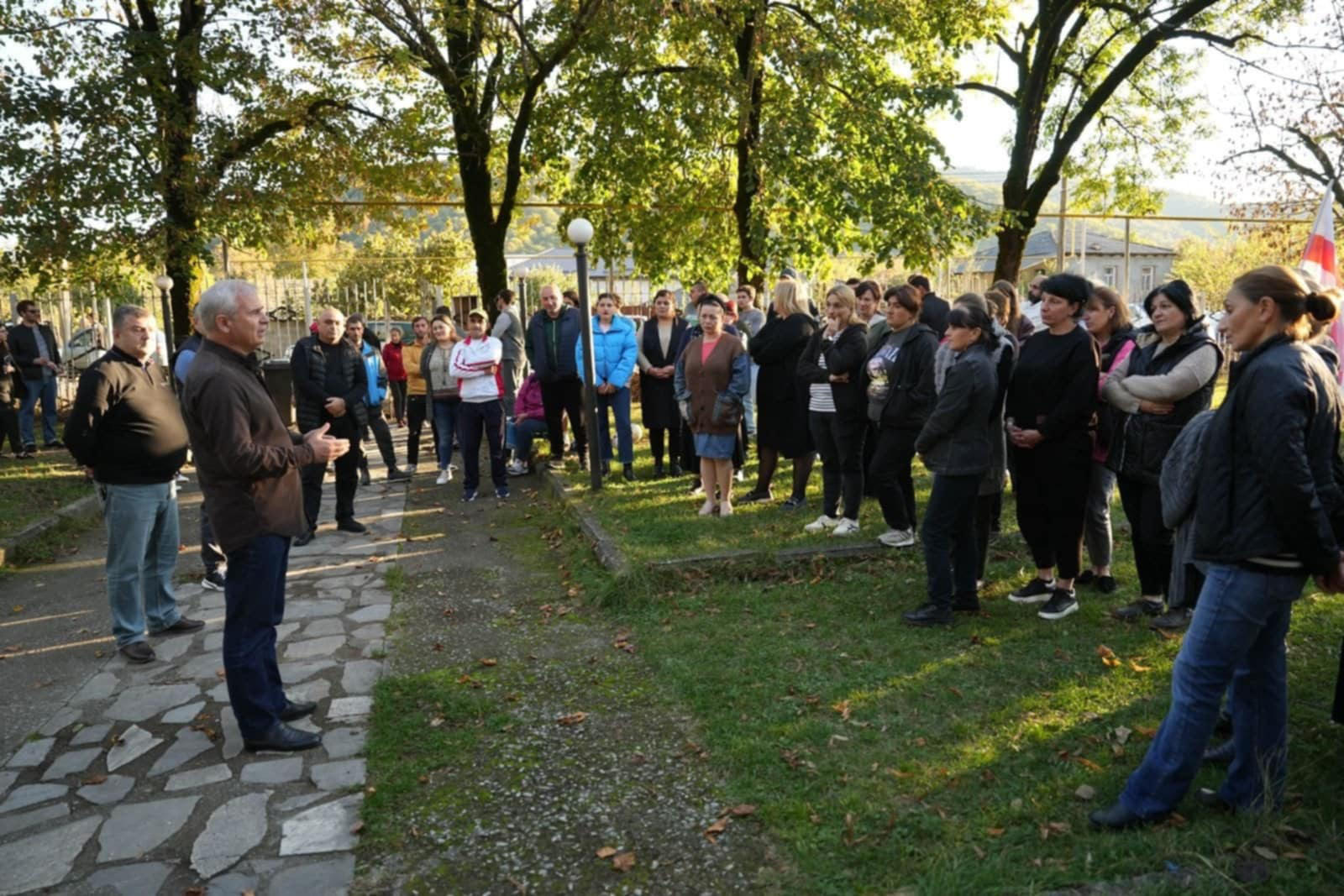 პარტია „ქართული ოცნება - დემოკრატიული საქართველოს“ წინასაარჩევნო კამპანიის ფარგლებში შეხვედრები თელავის მუნიციპალიტეტში გრძელდება