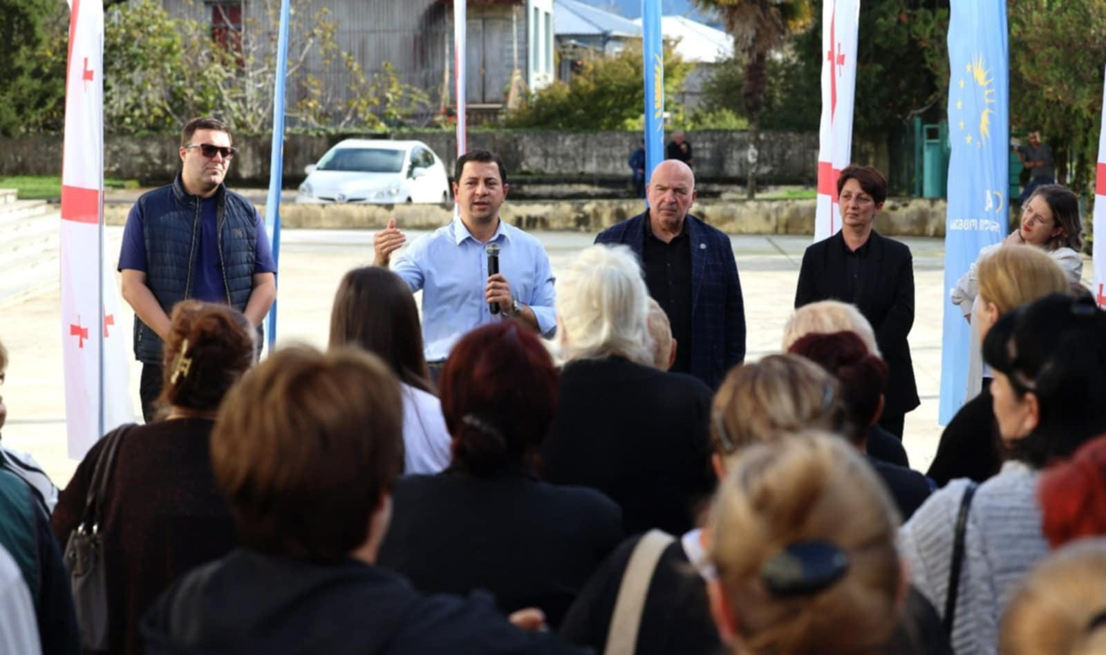 „ქართული ოცნება“ წინასაარჩევნო შეხვედრების გამართვას ოზურგეთის მოსახლეობასთან განაგრძობს