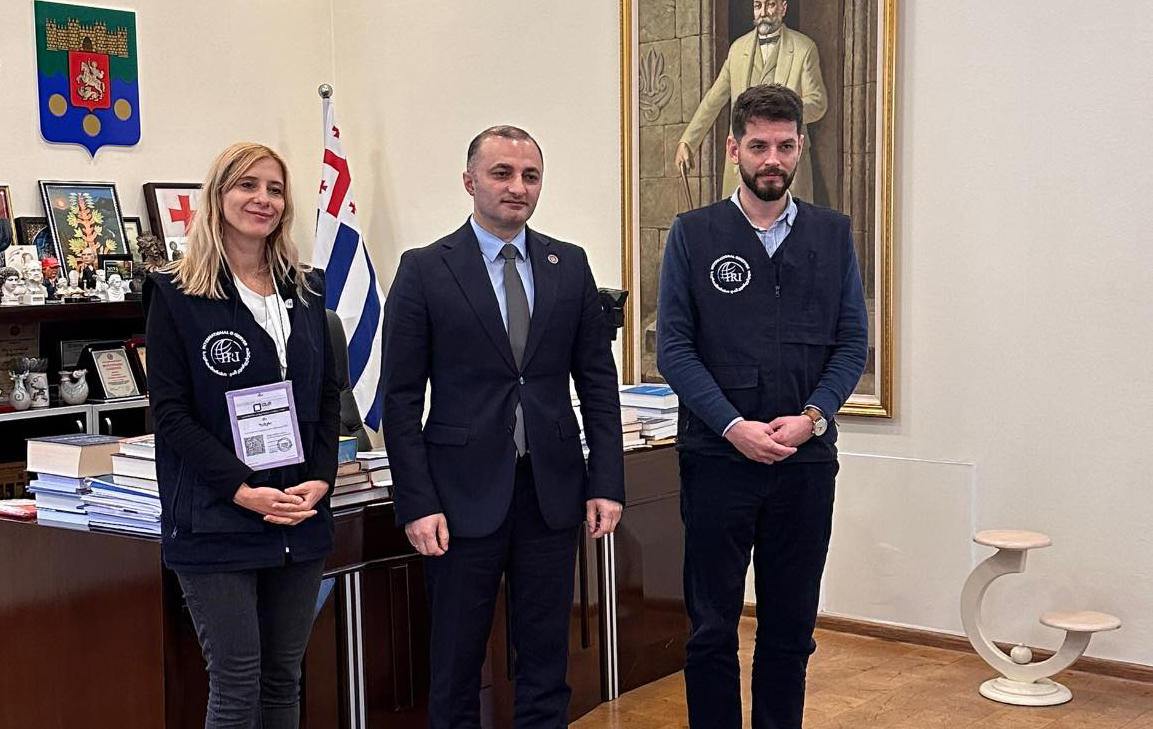 დავით გაბაიძე საერთაშორისო რესპუბლიკური ინსტიტუტის სადამკვირვებლო მისიის წარმომადგენლებს შეხვდა