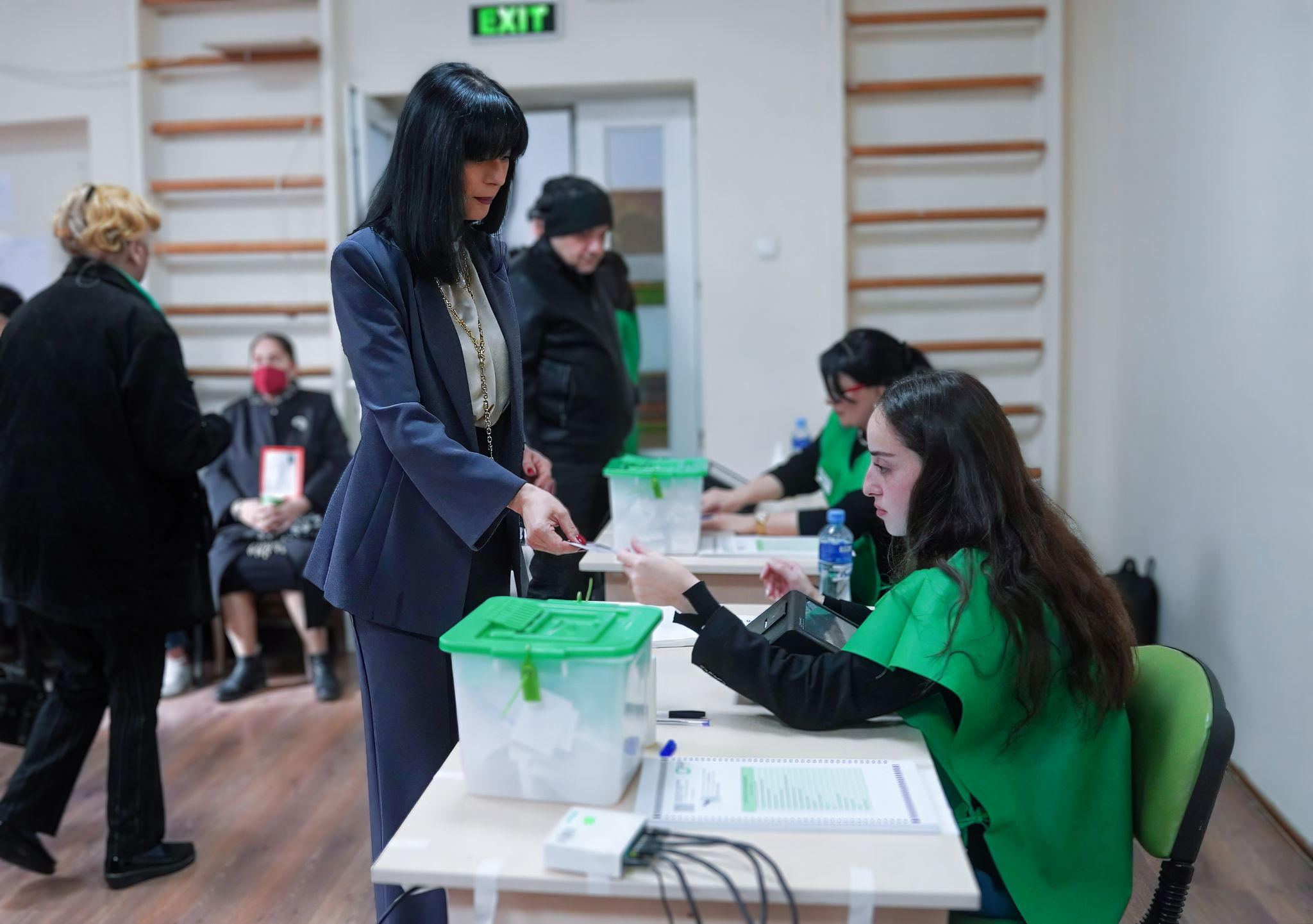 სახელმწიფო მინისტრმა თეა ახვლედიანმა საკუთარი არჩევანი მთაწმინდის საარჩევნო ოლქის #23 უბანზე დააფიქსირა