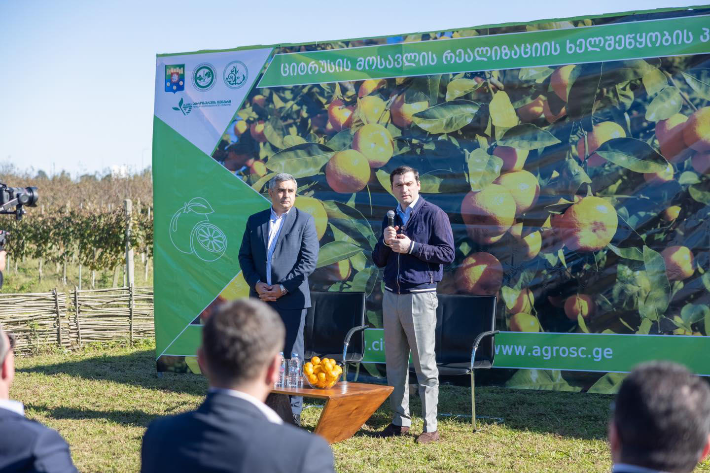 თორნიკე რიჟვაძემ ციტრუსის საკოორდინაციო შტაბი გახსნა