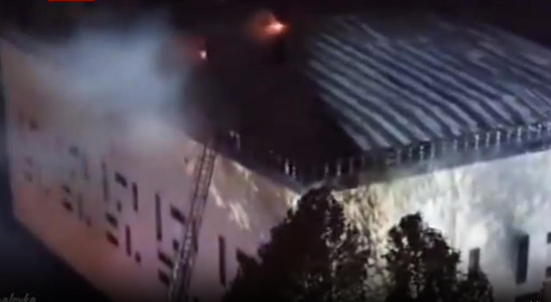 თბილისში, დადიანის ქუჩაზე მდებარე სპორტდარბაზში ხანძარია