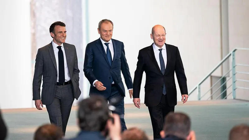 Emmanuel Macron, Olaf Scholz, Donald Tusk - if Georgia does not change its current course, we cannot support the start of accession negotiations with Georgia