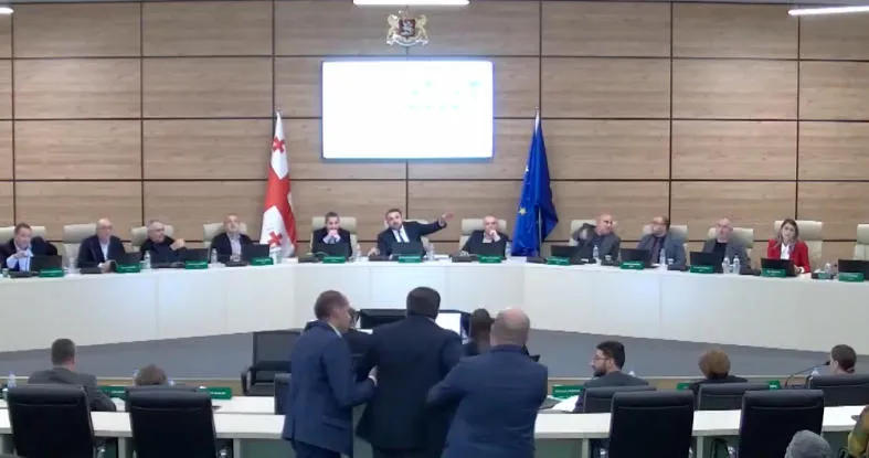 Giorgi Kalandarishvili expelled the representative of "Unity - National Movement" Lasha Farulava from the CEC session