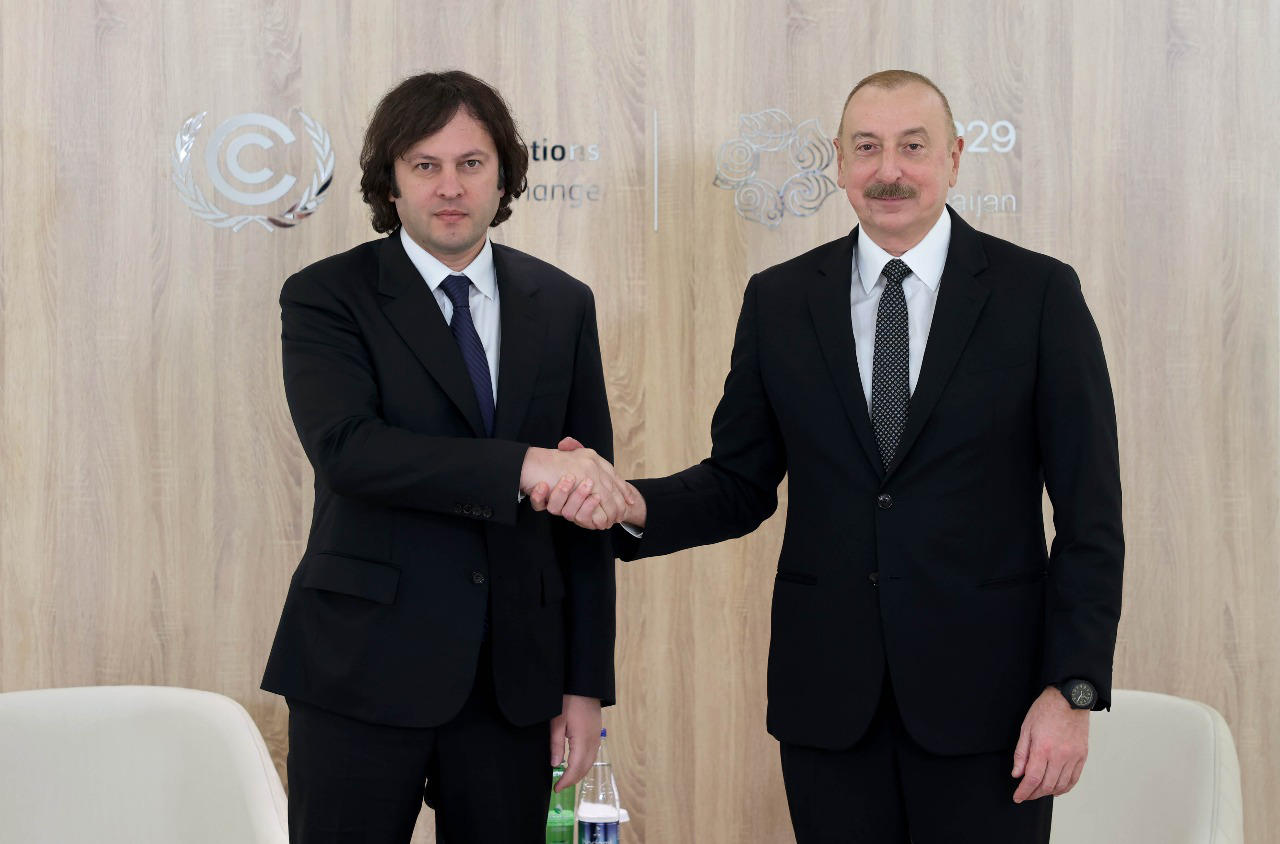 ილჰამ ალიევი ირაკლი კობახიძეს საქართველოს დამოუკიდებლობის დღეს ულოცავს