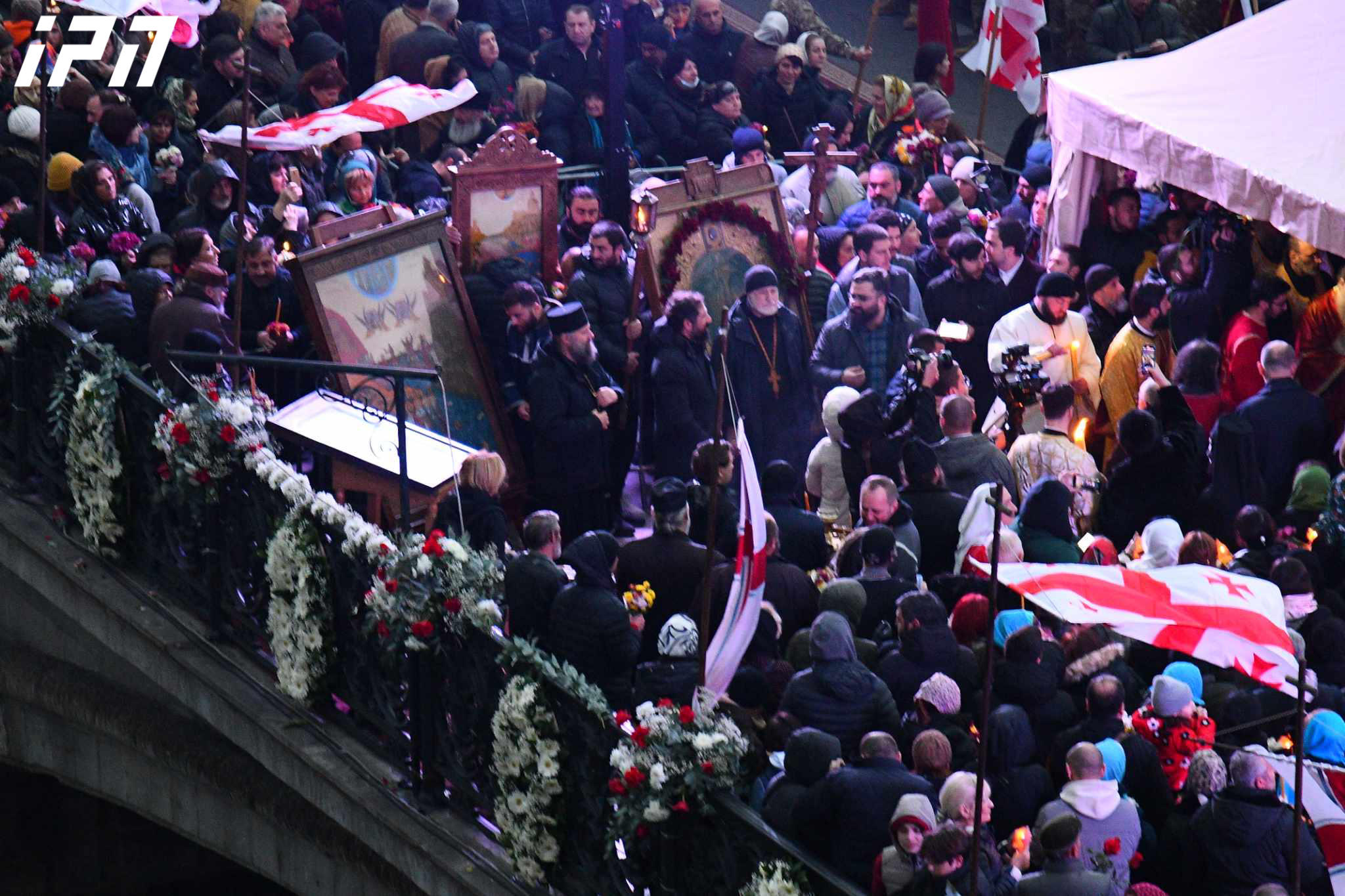 თბილისში 100 000 მოწამის ხსენების დღე აღინიშნა