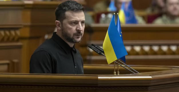 ვოლოდიმირ ზელენსკი - უკრაინას პირველ რიგში სამართლიანი მშვიდობა სჭირდება, შემდეგ კი უკრაინელები სამართლიან არჩევნებს ჩაატარებენ
