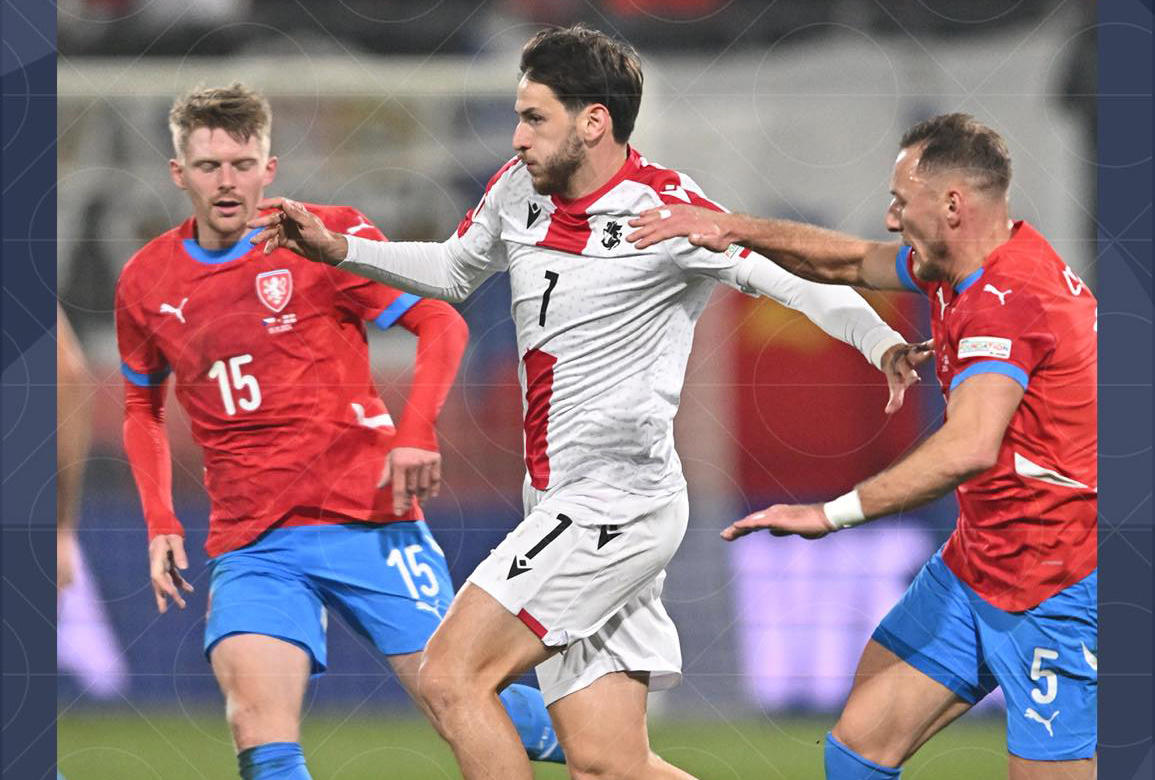საქართველოს ნაკრები ჩეხეთთან დამარცხდა