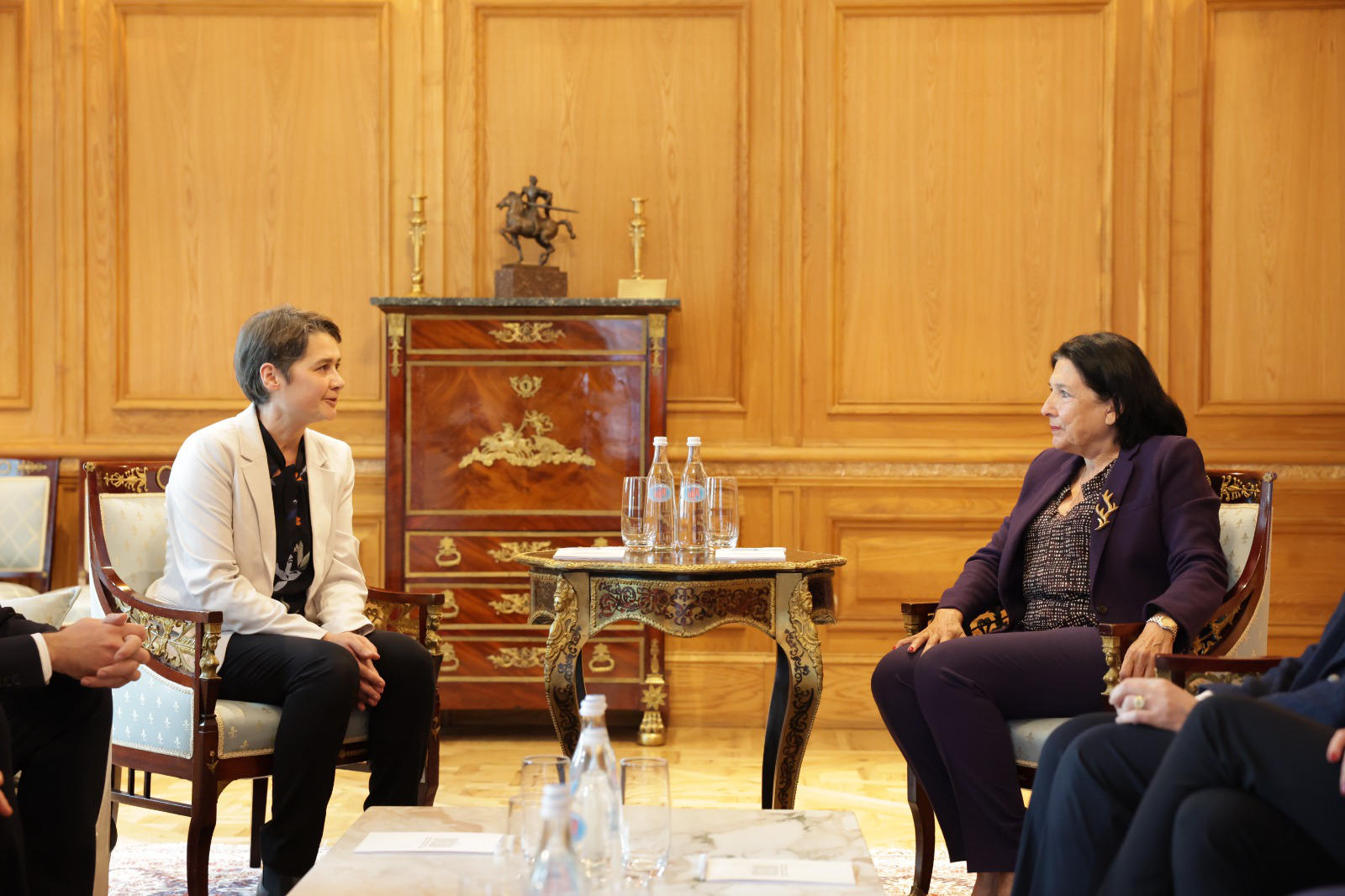 პრეზიდენტის ადმინისტრაცია - სალომე ზურაბიშვილმა ფრიდრიხ ებერტის ფონდის დირექტორის მოადგილესთან არჩევნების შემდეგ ქვეყანაში შექმნილი კრიზისული ვითარება განიხილა