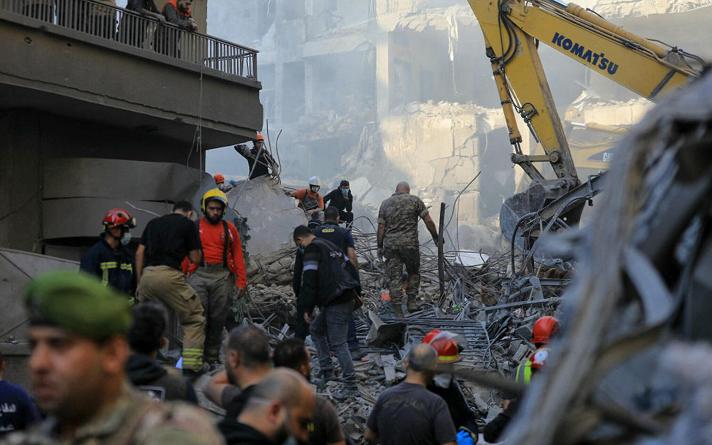 ცენტრალურ ბეირუთში ისრაელის საჰაერო იერიშის შედეგად დაღუპულთა რაოდენობა 11-მდე გაიზარდა