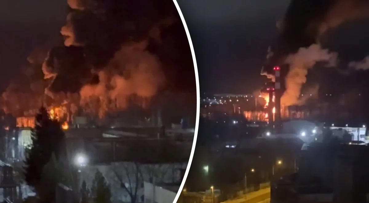 უკრაინული მხარის ინფორმაციით, რუსეთის ტერიტორიაზე სამხედრო ქარხანაზე დრონებით თავდასხმა განახორციელეს