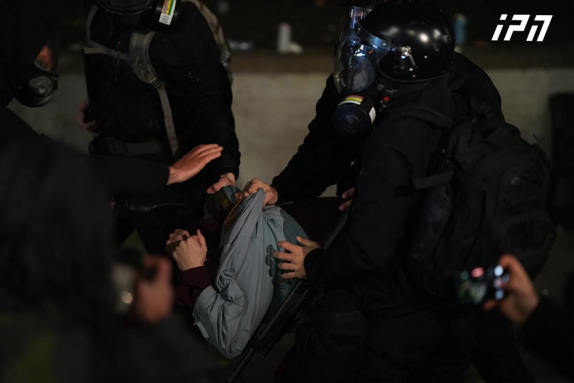 სპეციალური დანიშნულების რაზმის წარმომადგენლებმა აქციის რამდენიმე მონაწილე დააკავეს