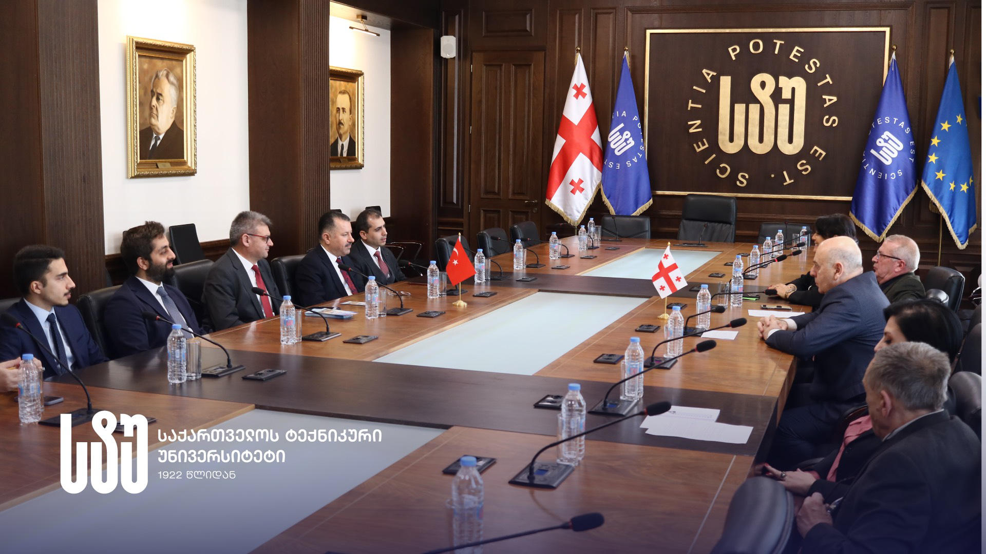 საქართველოს ტექნიკურ უნივერსიტეტში სამუშაო ვიზიტად კარაბუკის სახელმწიფო უნივერსიტეტის დელეგაცია იმყოფება