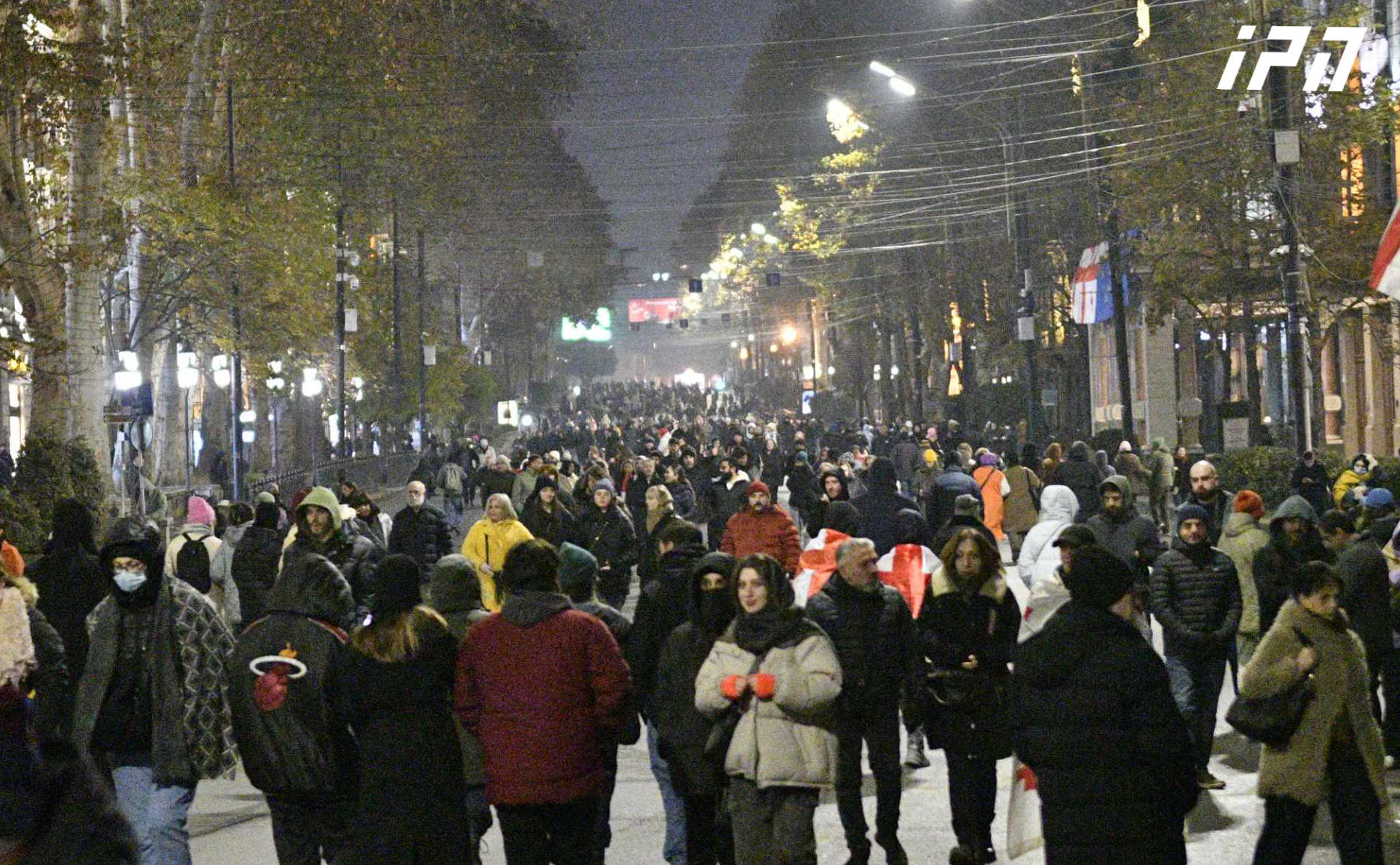 პარლამენტთან საპროტესტო აქცია მე-14 დღეა გრძელდება - კვლავ გადაკეტილია რუსთაველის გამზირი