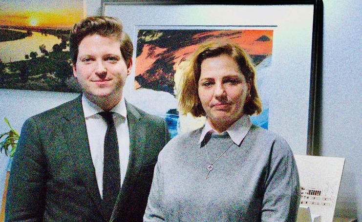 ანა დოლიძე ნიდერლანდების მმართველი კოალიციიდან, პარლამენტის წევრს ტომ ვან კამპენს შეხვდა