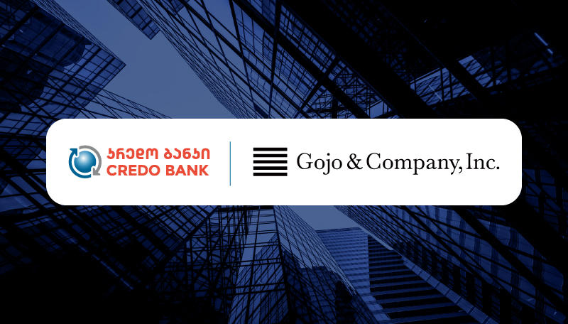 იაპონური სოციალური გავლენის ინვესტორი Gojo & Company, Inc. კრედო ბანკის აქციონერი გახდა