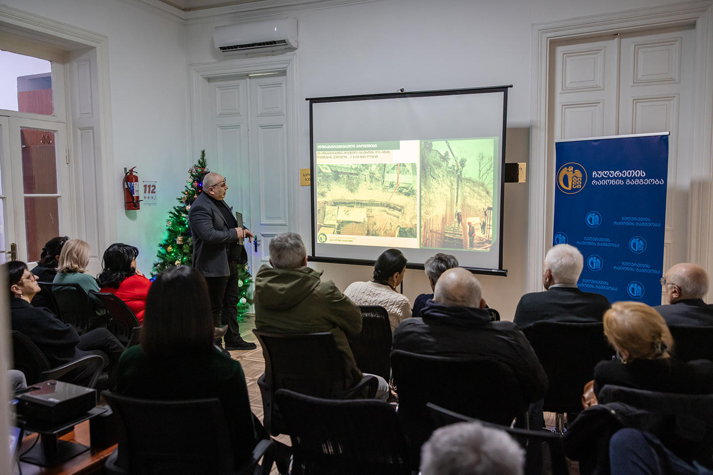 ჩუღურეთის რაიონის გამგებელმა 2024 წელს გაწეული საქმიანობის ანგარიში წარადგინა