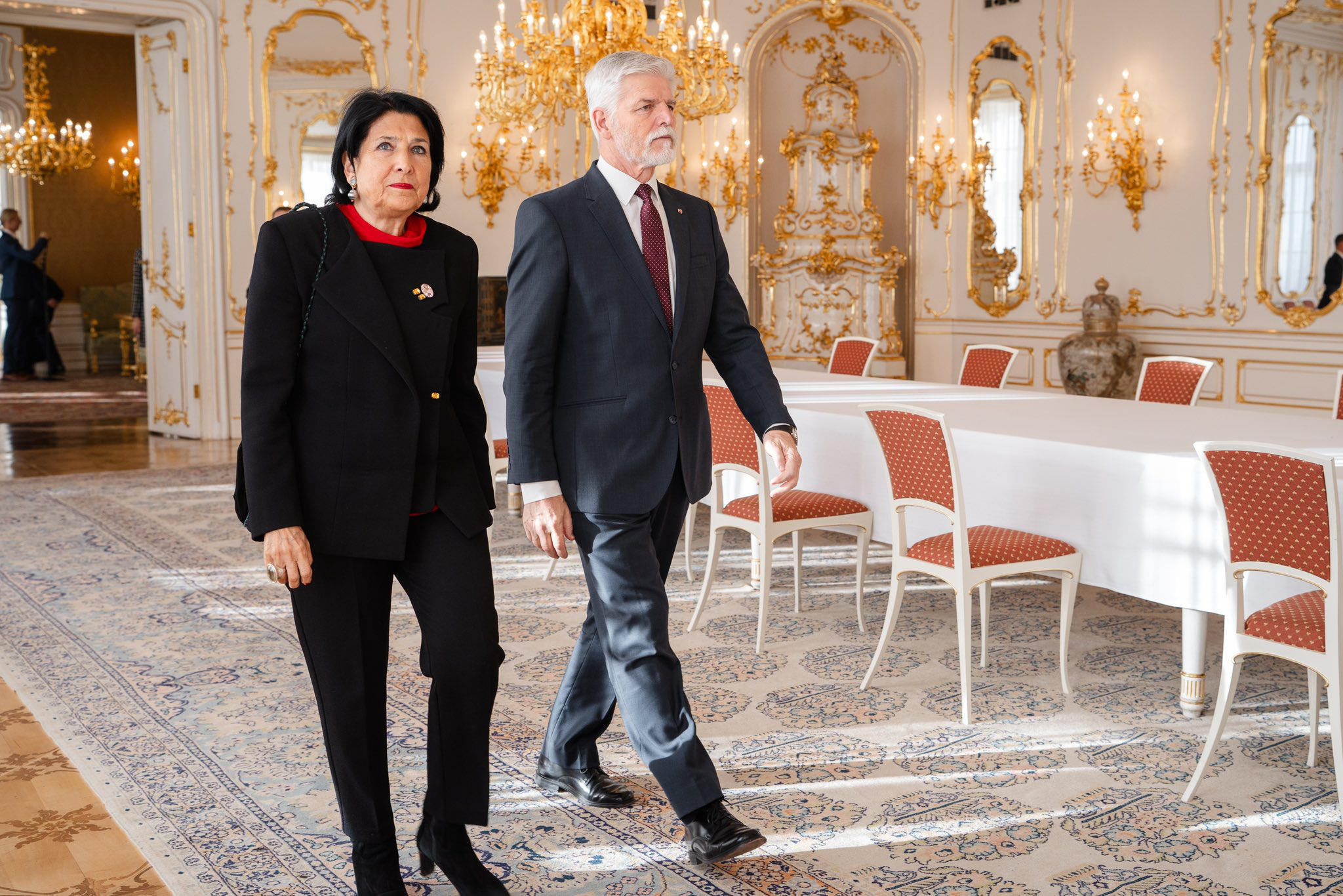 პეტრ პაველი - ვთავაზობ ჩემს მხარდაჭერას პრეზიდენტს ამ რთული ვითარების ნავიგაციის ძალისხმევაში, ასევე საქართველოს მოქალაქეებს, რომლებიც აგრძელებენ ბრძოლას ქვეყნის დემოკრატიული მომავლისთვის