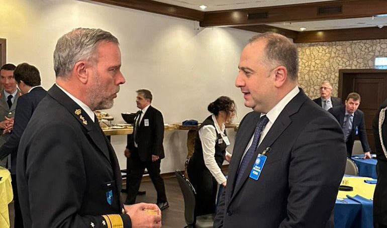 ირაკლი ჩიქოვანი უკრაინის თავდაცვის საკონტაქტო ჯგუფის შეხვედრაში მონაწილეობს