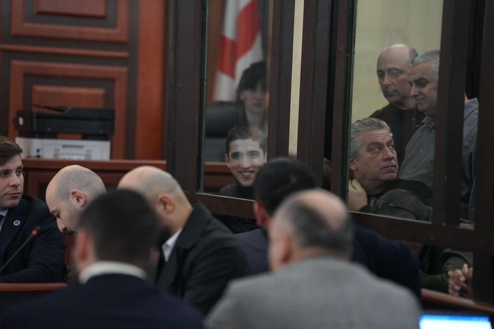 Irakli Miminoshvili, who was detained at the protest, said to the judge: I have a request, could one of you stand here for five minutes? It is physically impossible to be here; we are breathing each other's carbon dioxide