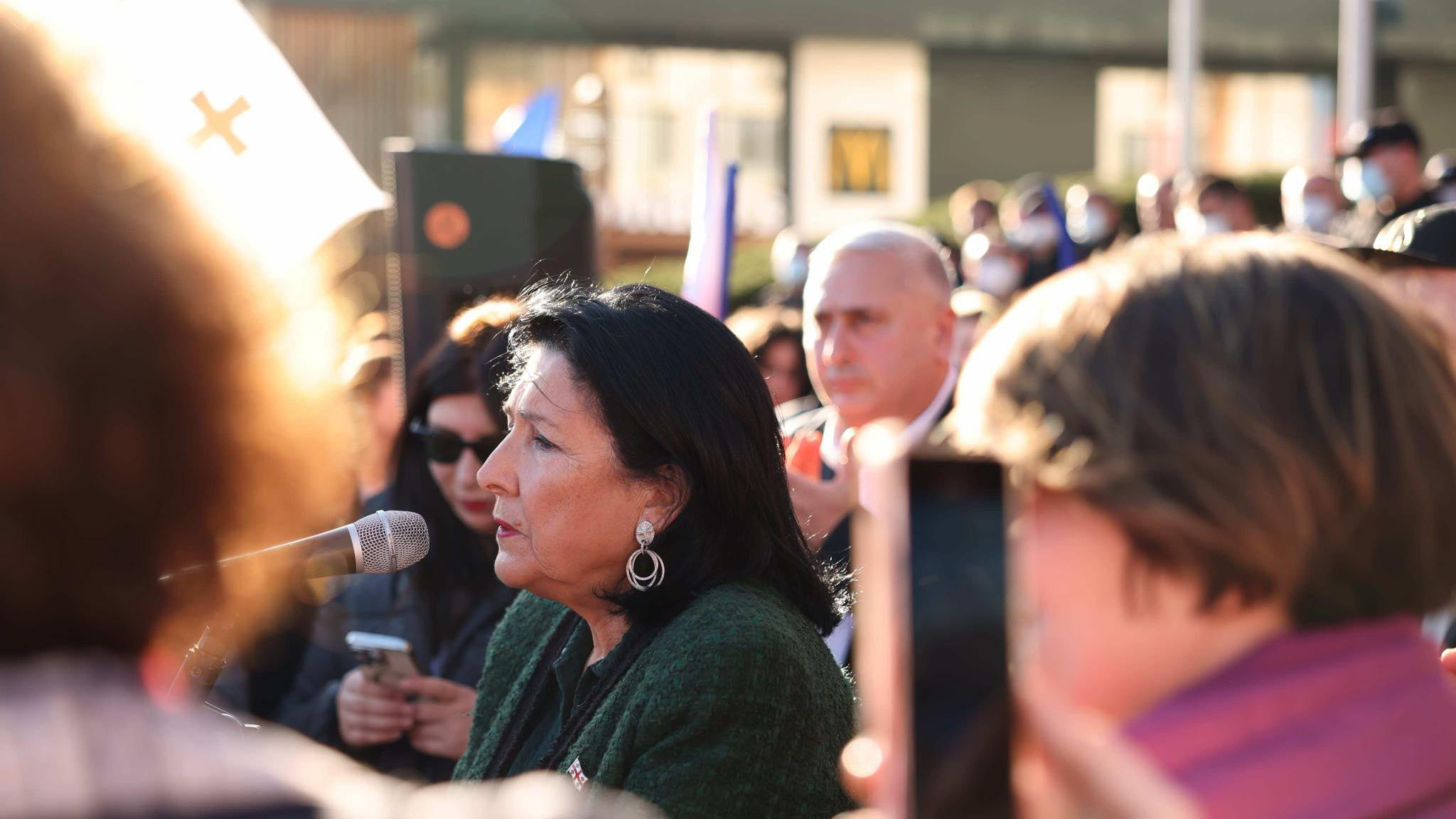 Salome Zurabishvili: It is not enough to simply call for elections; elections require preparation. It is necessary for your strength to be visible so that there is no longer talk of 'I don't like this party, I don't like that party.' If you don't like them, create your own! Your time has come!
