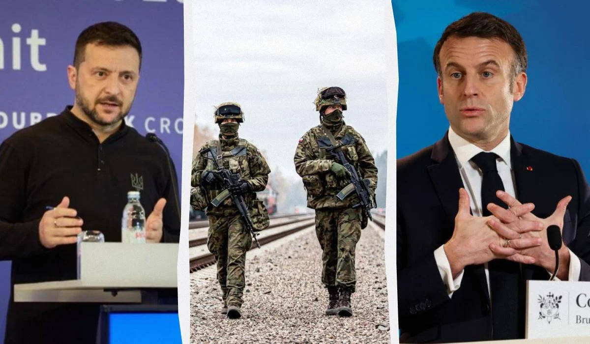 ვოლოდიმირ ზელენსკიმ და ემანუელ მაკრონმა უკრაინაში უცხოური ჯარების განთავსებაზე ისაუბრეს