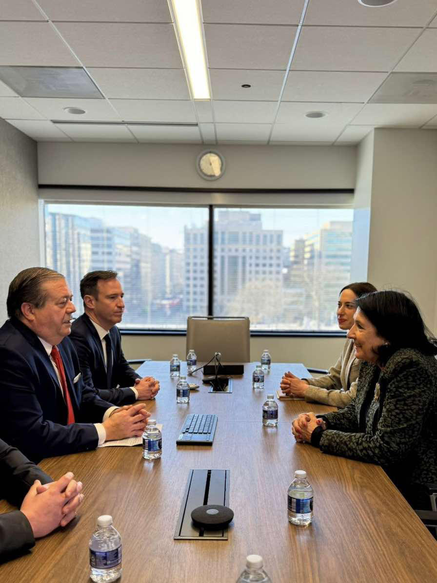 სალომე ზურაბიშვილი აშშ-ში სამუშაო ვიზიტის ფარგლებში საერთაშორისო რესპუბლიკური ინსტიტუტის (IRI) ვიცე-პრეზიდენტს და ევრაზიის რეგიონალურ დირექტორს შეხვდა