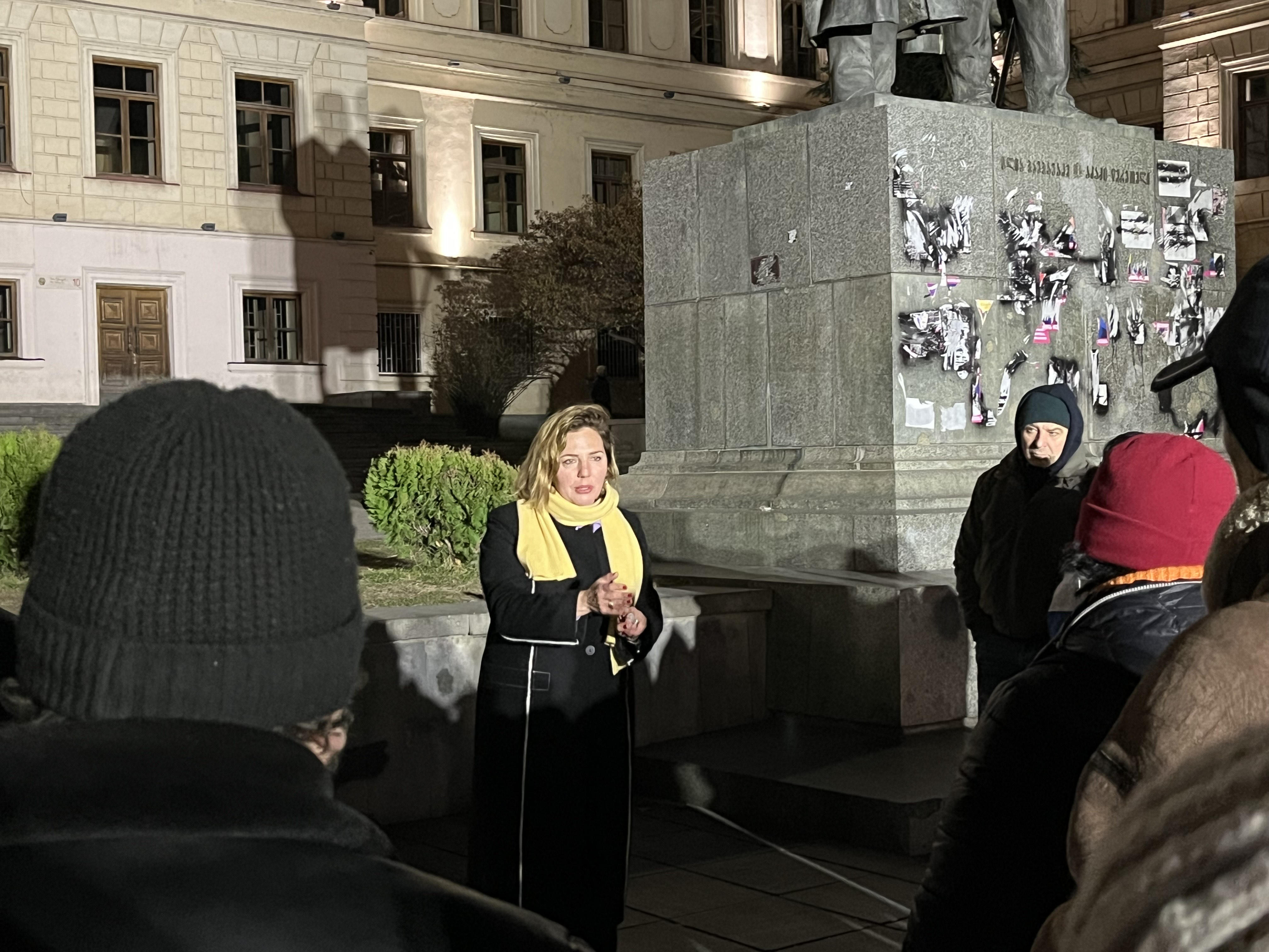 ანა დოლიძემ სასამართლო სისტემის რეფორმასთან დაკავშირებით საჯარო ლექცია გამართა