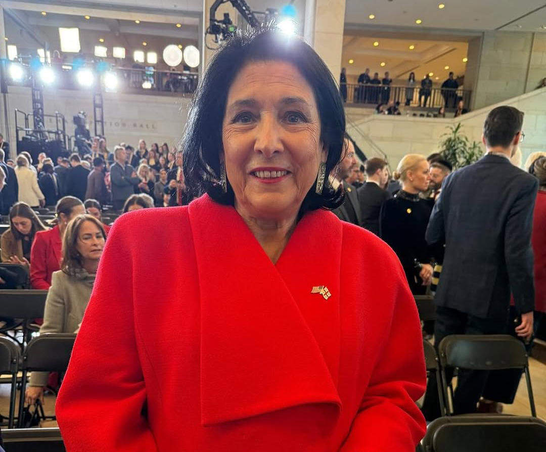 სალომე ზურაბიშვილი - მადლობელი ვარ იმ შესანიშნავი შესაძლებლობისთვის, რომ საქართველო და მისი მამაცი ხალხი პრეზიდენტ ტრამპის ინაუგურაციაზე წარმოვადგინო