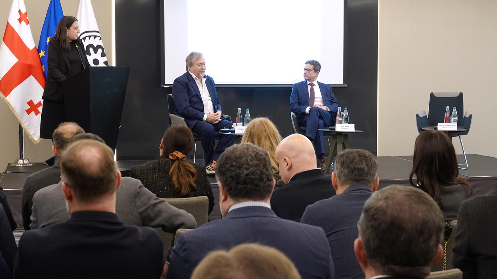 ეროვნულმა ბაკმა საერთაშორისო სემინარს - „გლობალური ეკონომიკური ტენდენციების ზეგავლენა და რისკები“ უმასპინძლა