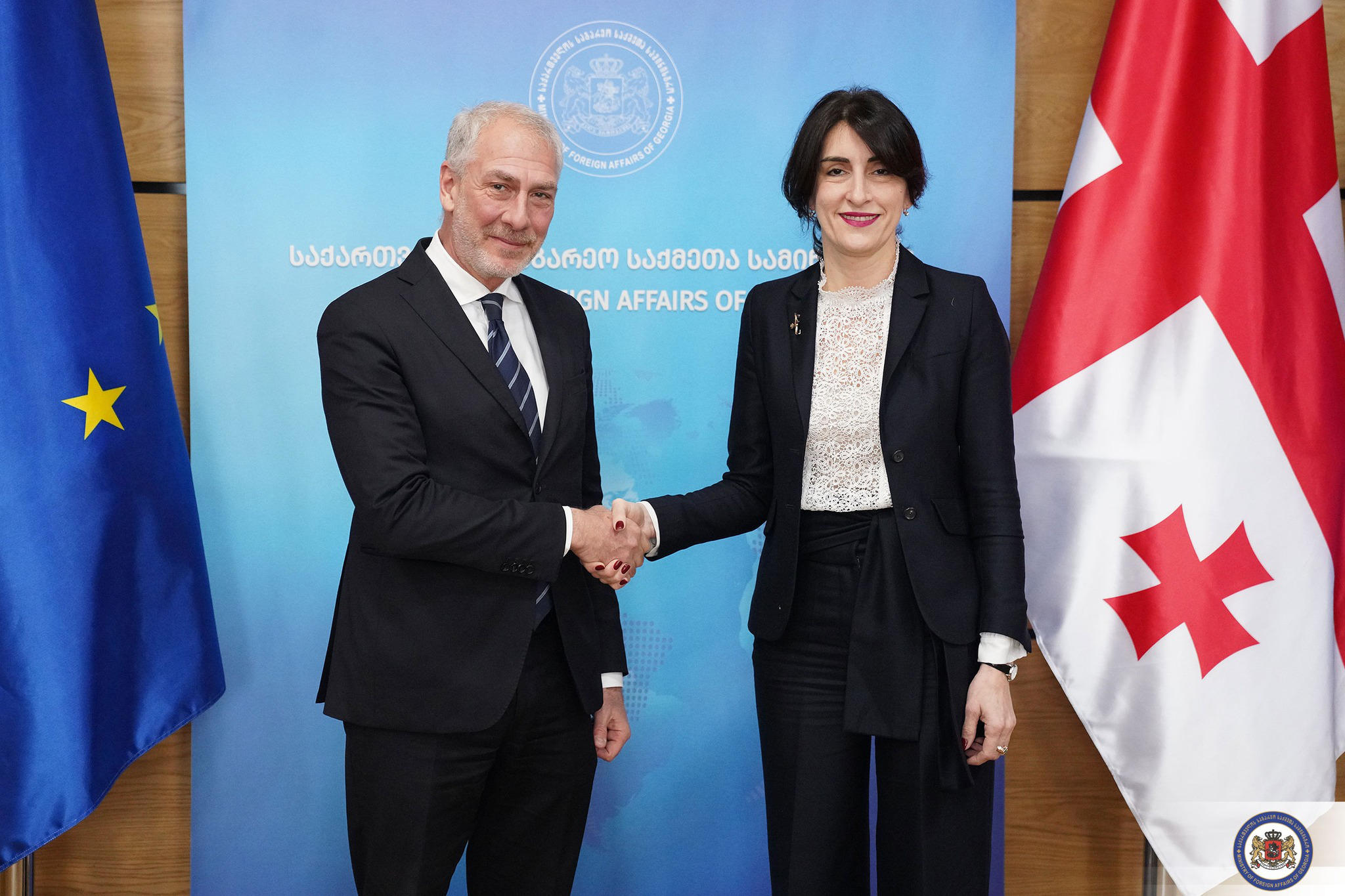 მაკა ბოჭორიშვილი საქართველოში იტალიის ელჩს შეხვდა