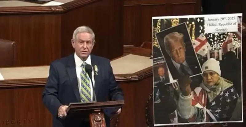 Joe Wilson in Congress: The 'Georgian Dream' regime is trying to steal the future of the Georgian people and sell it to war criminal Putin, the Iranian regime, and the Chinese Communist Party