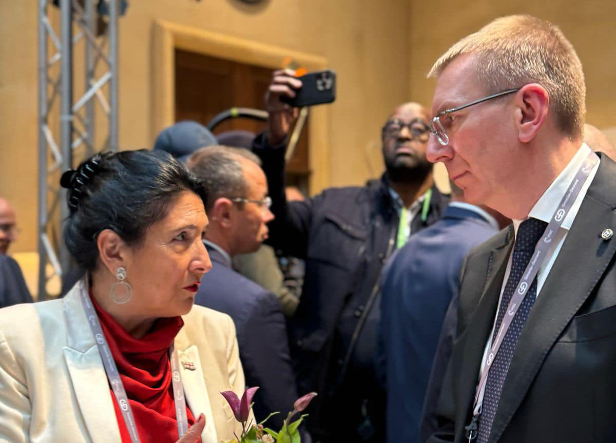 სალომე ზურაბიშვილი - ვესაუბრე ლატვიის პრეზიდენტს ქართველი ხალხის ურყევი სურვილის მხარდაჭერისათვის ახალი, თავისუფალი და სამართლიანი არჩევნების ჩასატარებლად - ერთად უფრო ძლიერები ვართ