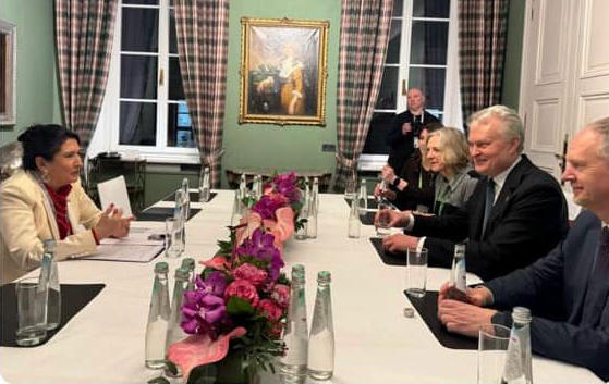 სალომე ზურაბიშვილი - ლიეტუვის პრეზიდენტთან შეხვედრაზე განვიხილეთ საქართველოს მდგომარეობა და მზარდი რეპრესიები - ყველამ, ვინც რუსეთის ბრძანებებს ასრულებს, პასუხი უნდა აგოს