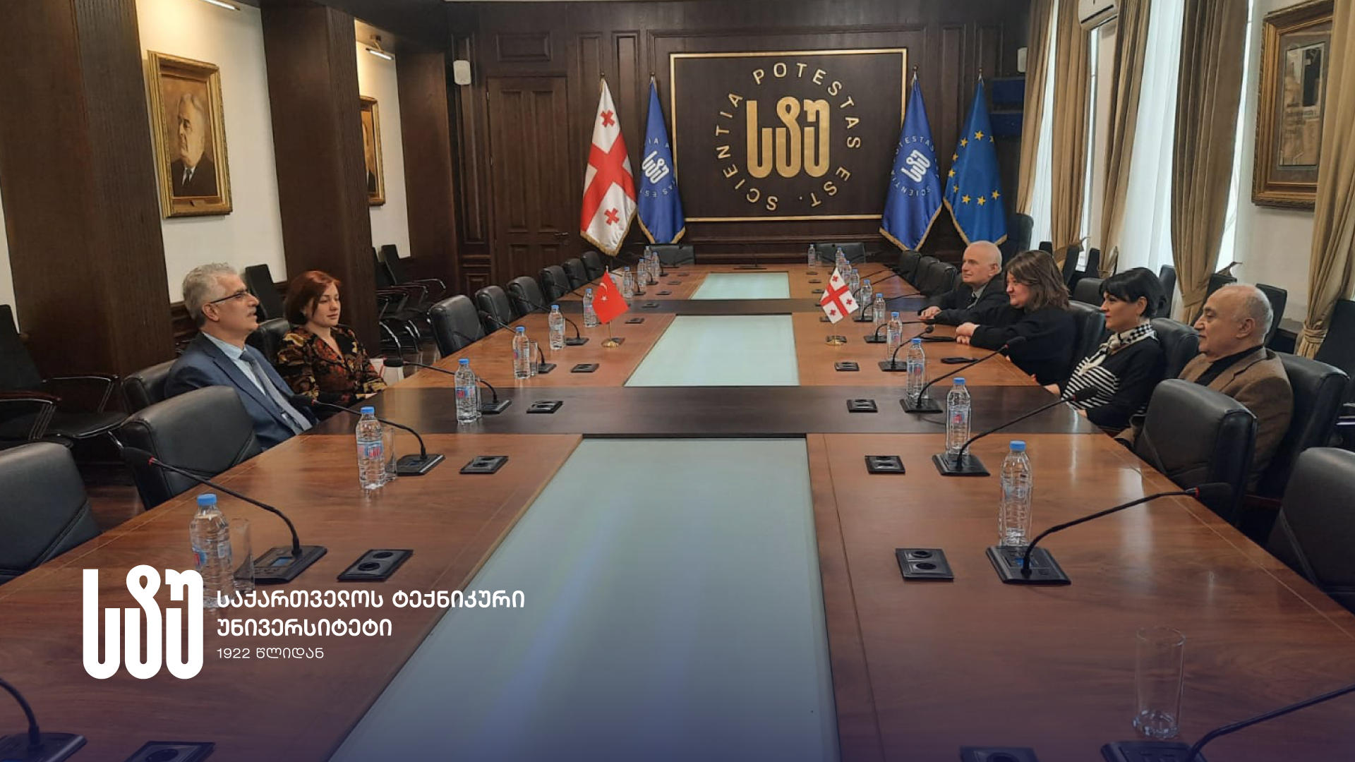 ტექნიკური უნივერსიტეტის ვიცე-რექტორები საქართველოში თურქეთის რესპუბლიკის საელჩოს განათლების მრჩეველს შეხვდნენ