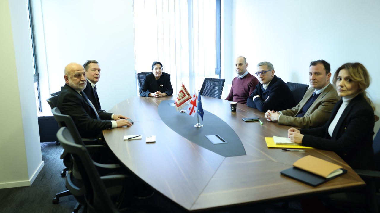 სალომე ზურაბიშვილი ქართველ დიპლომატებს შეხვდა