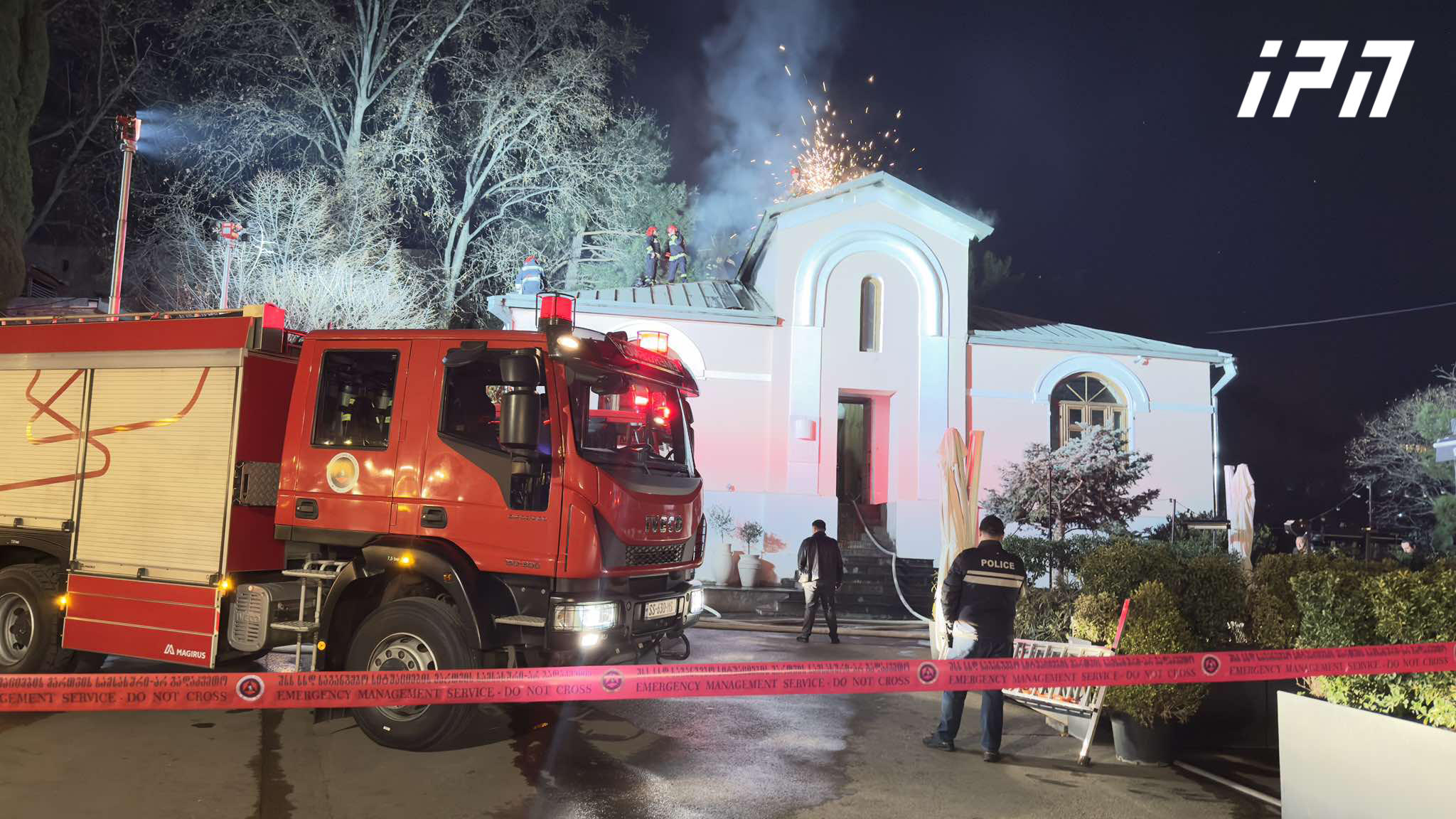 „ღვინის ქარხნის“ ტერიტორიაზე ხანძარი რესტორან “ტავერნა მინთის“ სახურავზე გაჩნდა - მიმდინარეობს ცეცხლის ლოკალიზების სამუშაოები