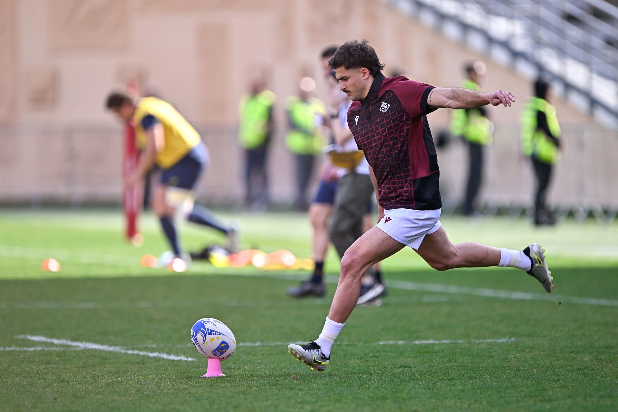 რაგბი ევროპის ჩემპიონატის ფინალური მატჩის პირველი ნახევარი საქართველოს მორაგბეთა ნაკრების გამარჯვებით დასრულდა