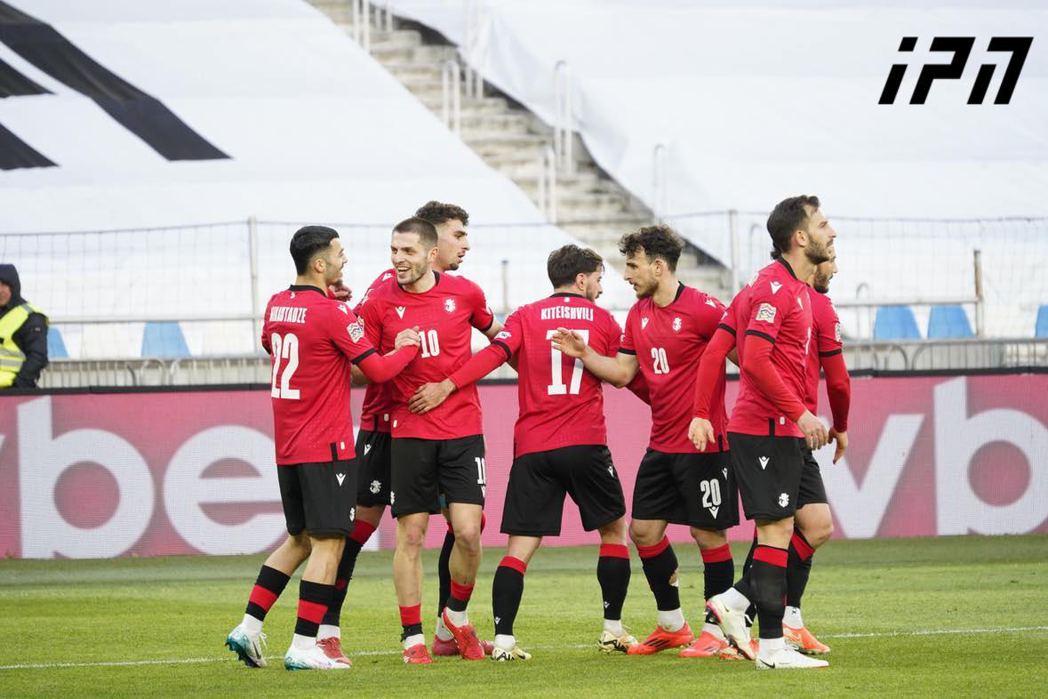 Georgian national team beats Armenia 6:1 in UEFA Nations League play-off match