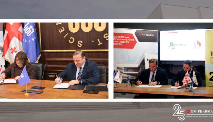 საერთაშორისო ფარმაცევტულმა კომპანია GM PHARMA-მ საქართველოს უნივერსიტეტთან და საქართველოს ტექნიკურ უნივერსიტეტთან ურთიერთთანამშრომლობის მემორანდუმები გააფორმა