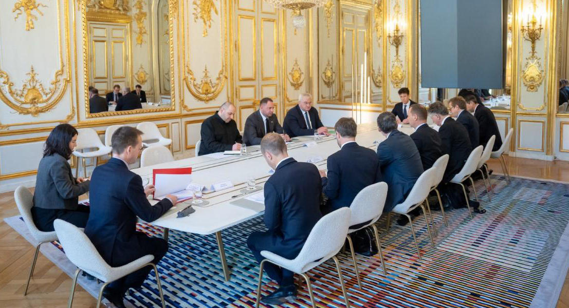 უკრაინის დელეგაციამ ევროპელ კოლეგებთან შეხვედრაზე ცეცხლის შეწყვეტის რეჟიმის, მრავალეროვნული კონტინგენტისა და უკრაინის უსაფრთხოების გარანტიების საკითხები განიხილა