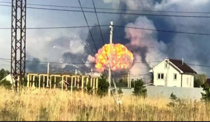 მედია - რუსეთის სარაკეტო-საარტილერიო მთავარი სამმართველოს არსენალის ტერიტორიაზე ძლიერი აფეთქებებია