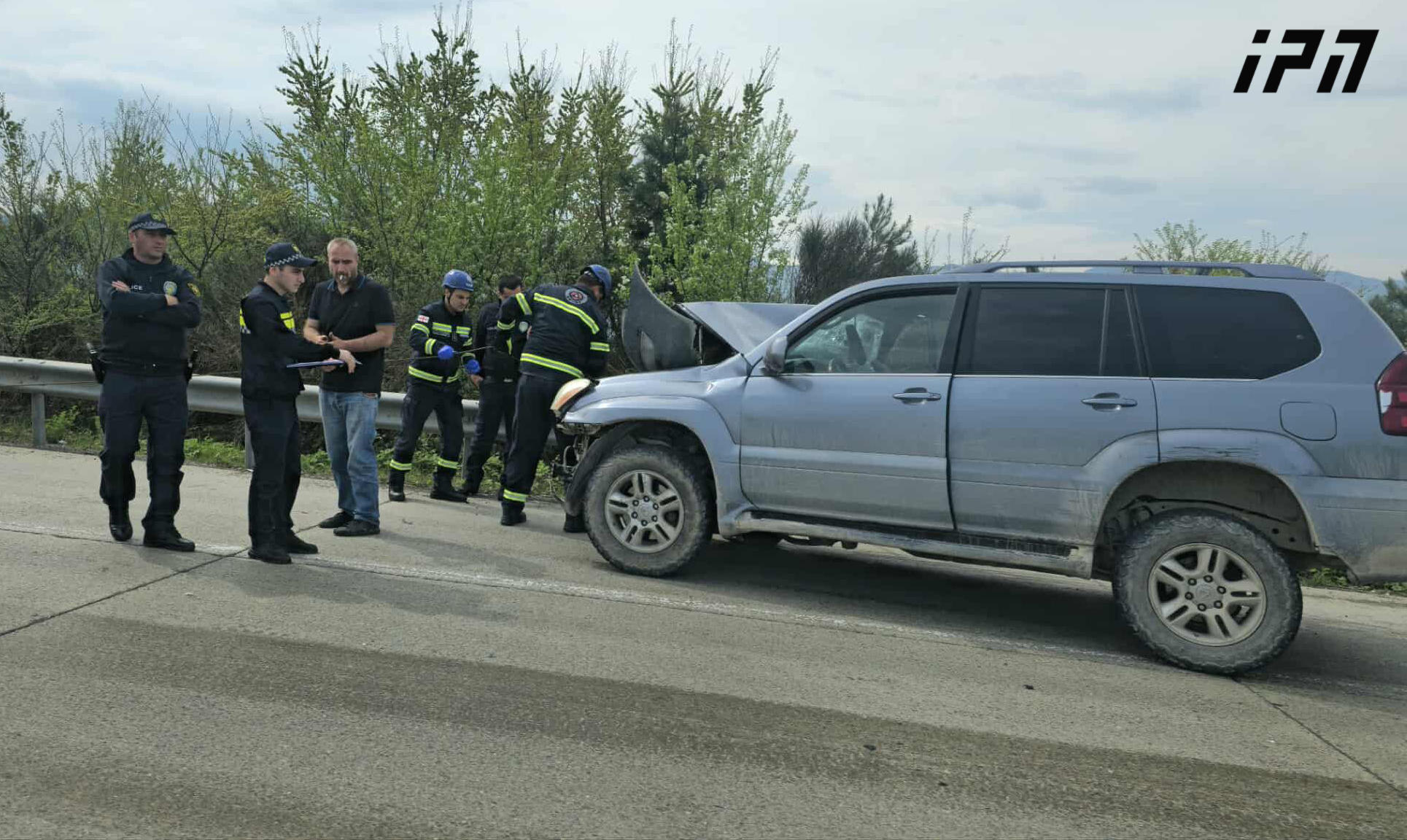 თბილისი-სენაკი-ლესელიძის საავტომობილო მაგისტრალის რუისი-გორის მონაკვეთზე ავტოსაგზაო შემთხვევის შედეგად ერთი ადამიანი დაშავდა