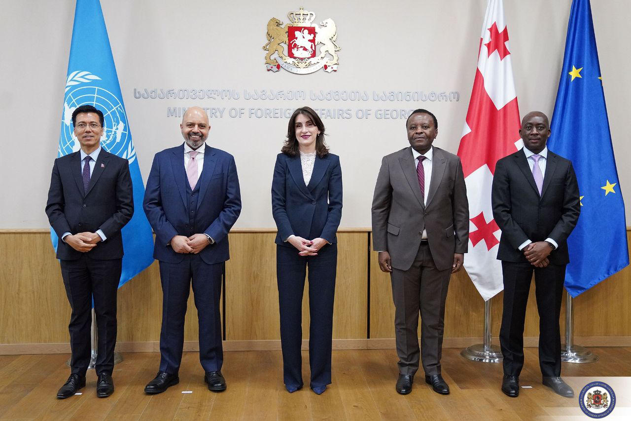 მაკა ბოჭორიშვილმა გაეროსთან აკრედიტებული ბურუნდის, ლესოტოს, ნეპალისა და ქუვეითის წარმომადგენლები მიიღო